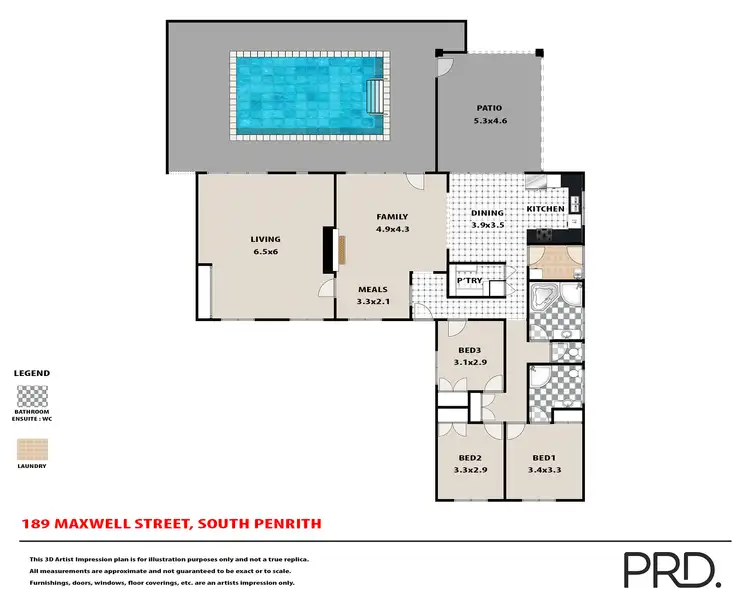 Floorplan of Homely house listing, 189 Maxwell Street, South Penrith NSW 2750