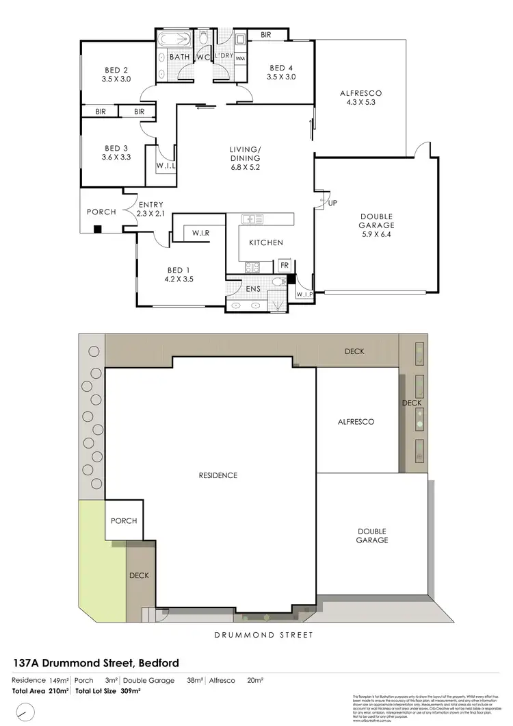 Floorplan of Homely house listing, 137A Drummond Street, Bedford WA 6052