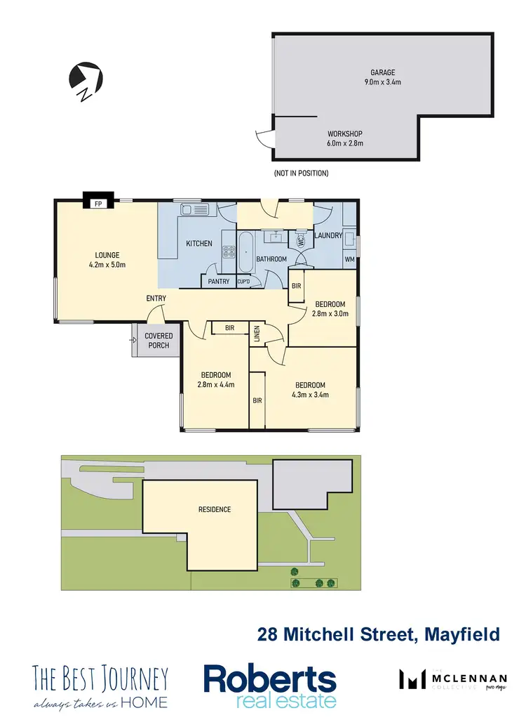 Floorplan of Homely house listing, 28 Mitchell Street, Mayfield TAS 7248