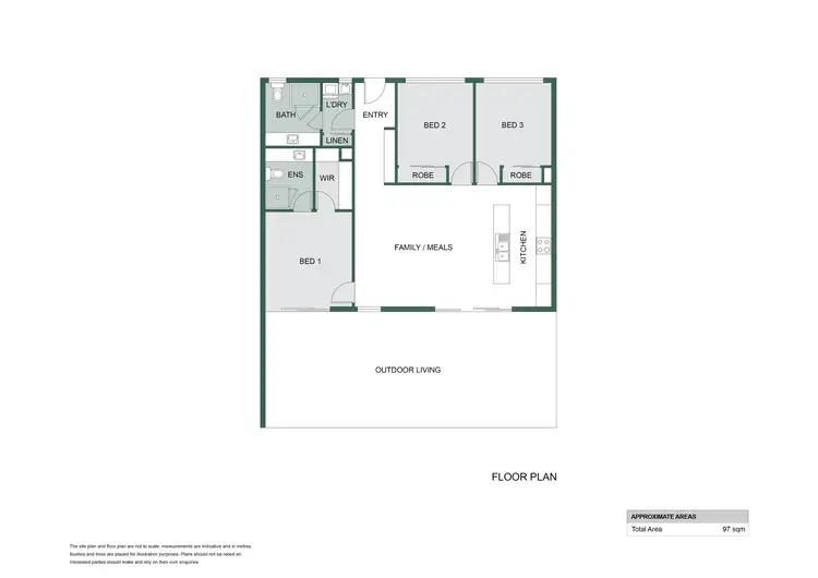 Floorplan of Homely apartment listing, 6/150 Boardwalk Boulevard, Halls Head WA 6210