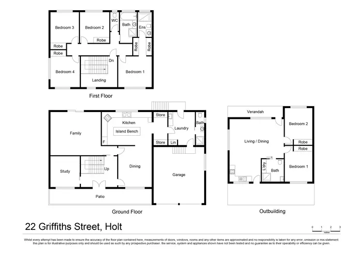 Floorplan of Homely house listing, 22 Griffiths Street, Holt ACT 2615