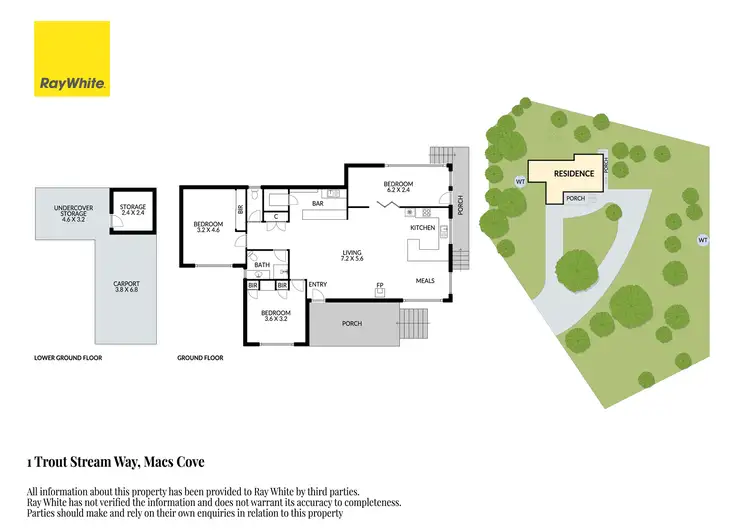 Floorplan of Homely house listing, 1 Trout Stream Way, Macs Cove VIC 3723