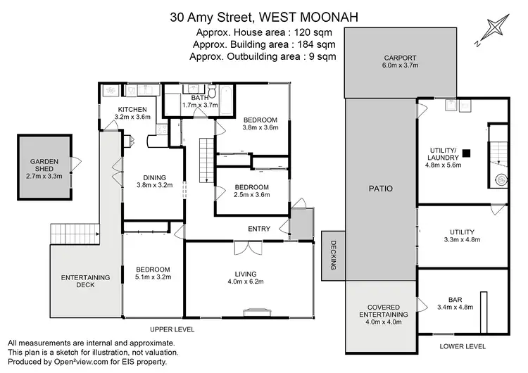 Floorplan of Homely house listing, 30 Amy Street, West Moonah TAS 7009