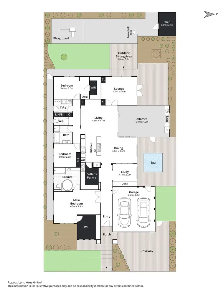 Floorplan of Homely house listing, 33 Malbec Loop, Waurn Ponds VIC 3216