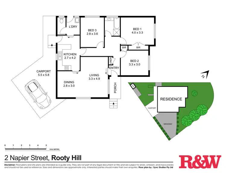 Floorplan of Homely house listing, 2 Napier Street, Rooty Hill NSW 2766