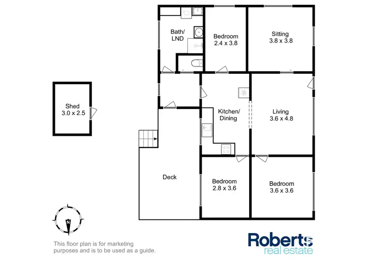 Floorplan of Homely house listing, 21 Midden Road, Primrose Sands TAS 7173