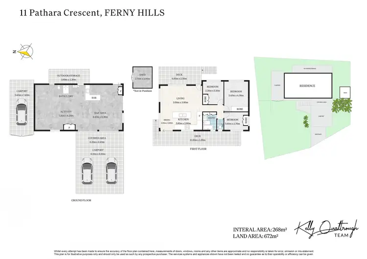 Floorplan of Homely house listing, 11 Pathara Crescent, Ferny Hills QLD 4055