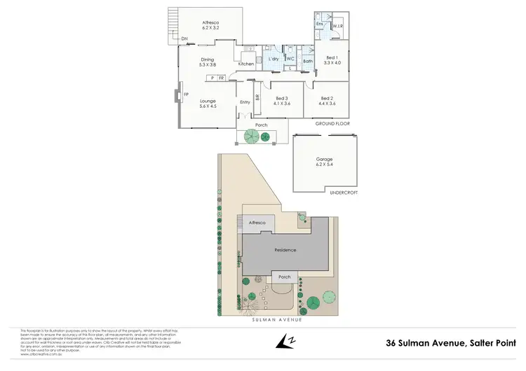 Floorplan of Homely house listing, 36 Sulman Avenue, Salter Point WA 6152