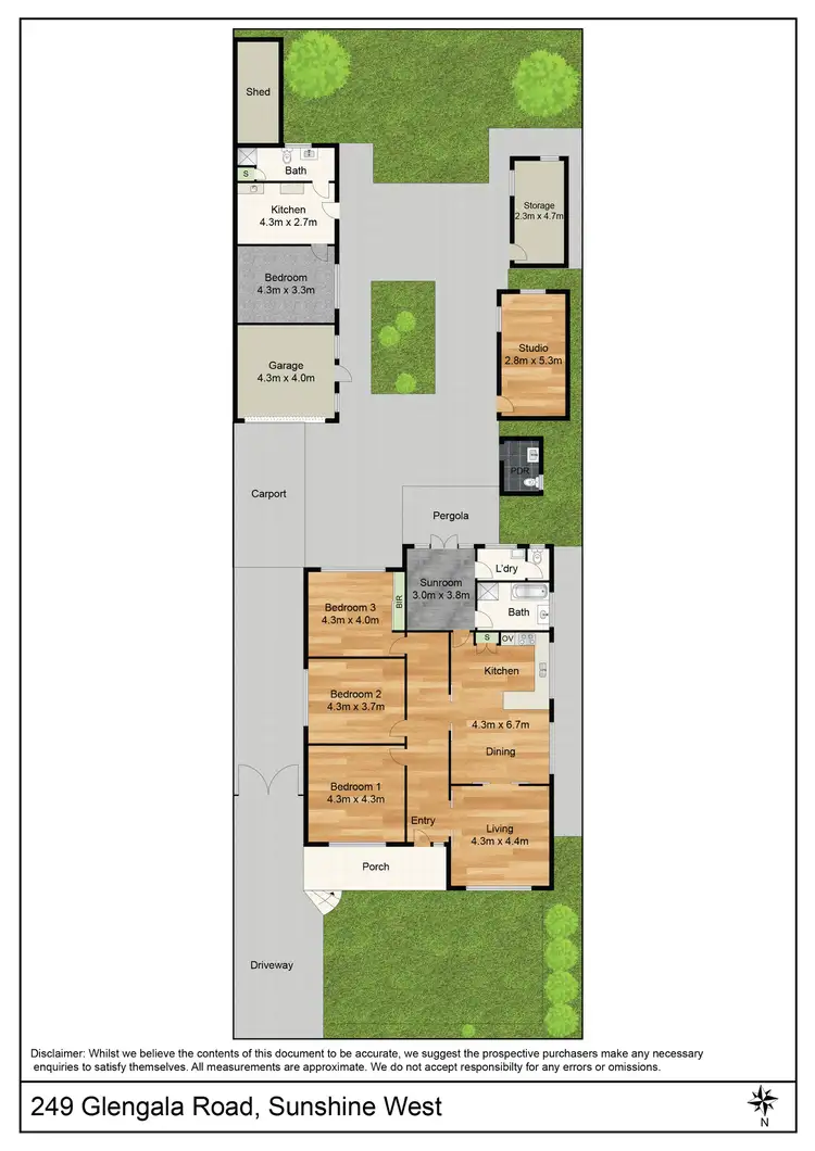 Floorplan of Homely house listing, 249 Glengala Road, Sunshine West VIC 3020