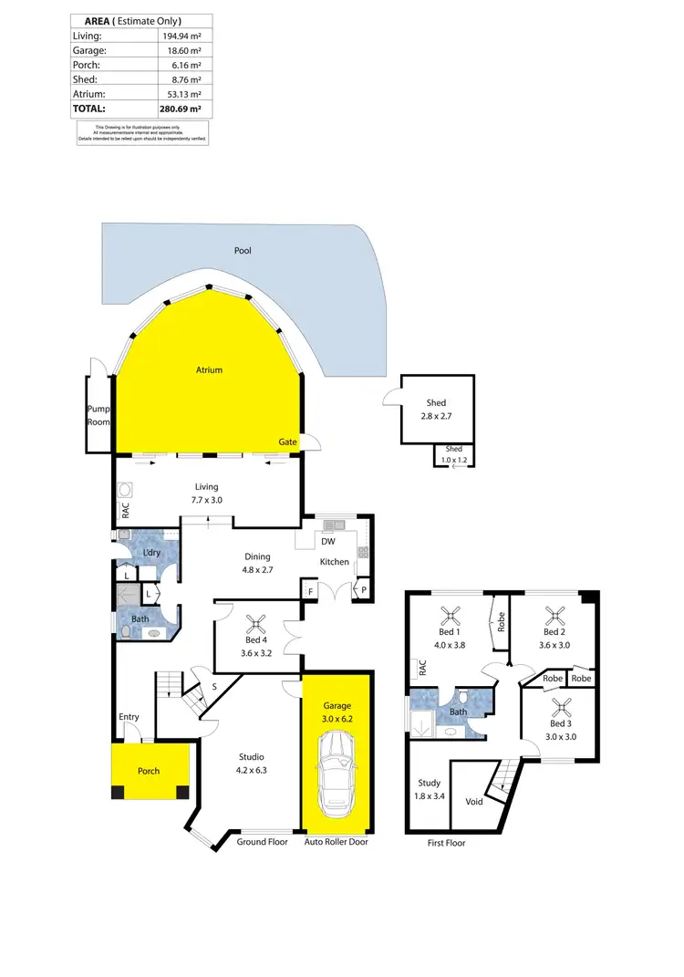 Floorplan of Homely house listing, 6 Kingston Heath Court, Normanville SA 5204