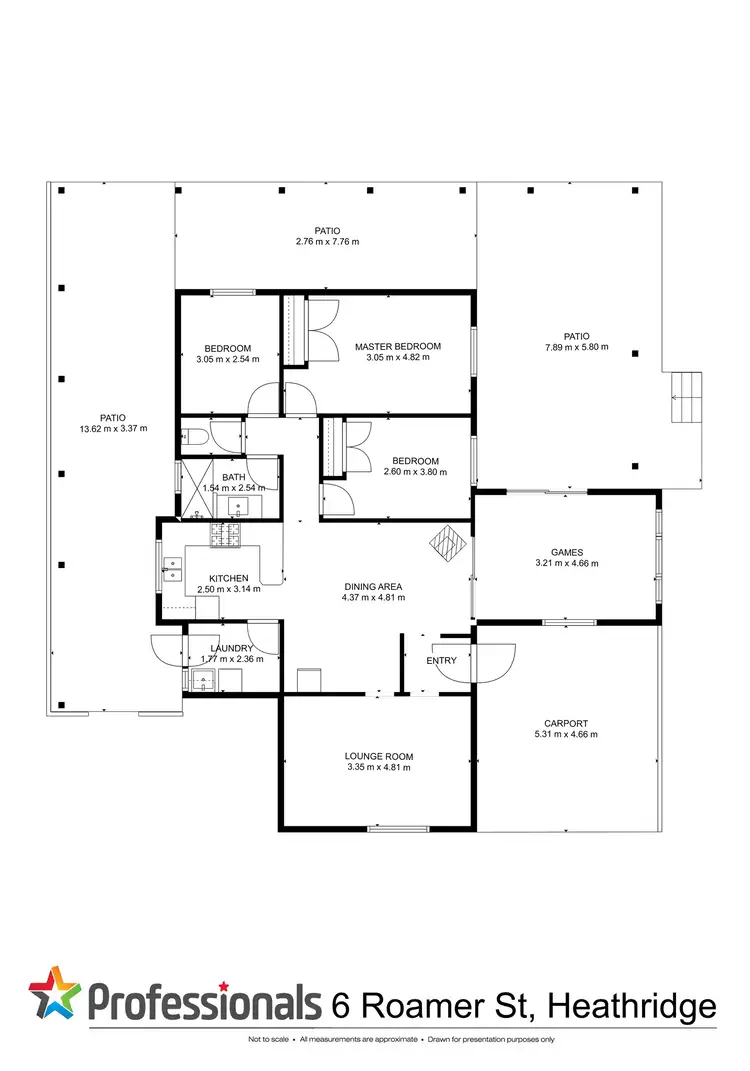 Floorplan of Homely house listing, 6 Roamer Street, Heathridge WA 6027