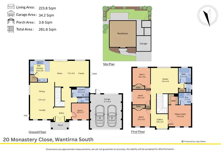 Floorplan of Homely house listing, 20 Monastery Close, Wantirna South VIC 3152