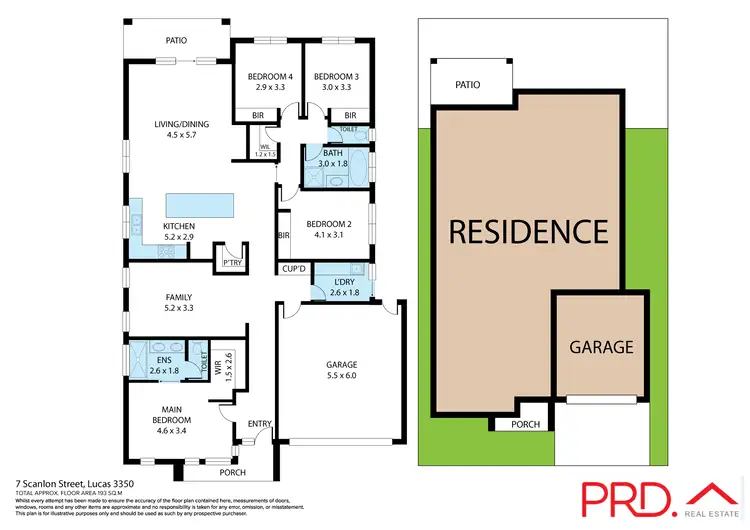 Floorplan of Homely house listing, 7 Scanlon Street, Lucas VIC 3350
