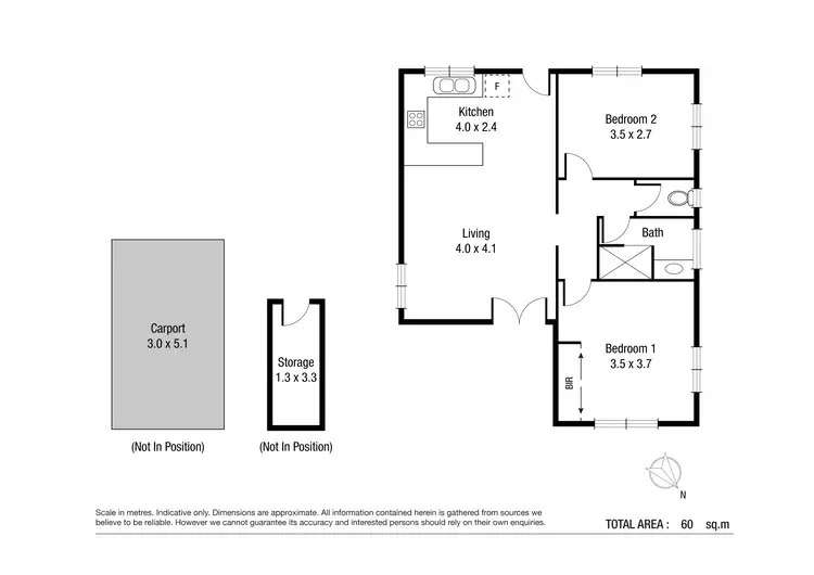 Floorplan of Homely unit listing, 3/10a Gregory Street, North Ward QLD 4810