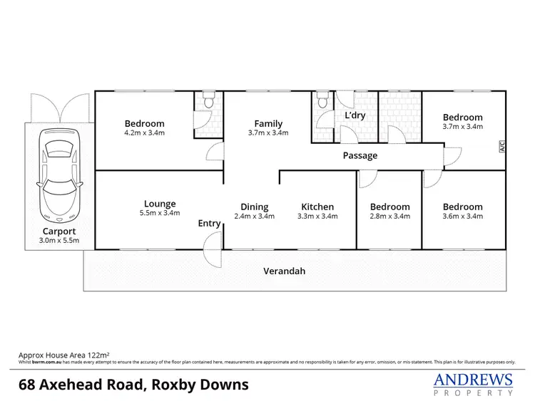 Floorplan of Homely house listing, 68 Axehead Road, Roxby Downs SA 5725