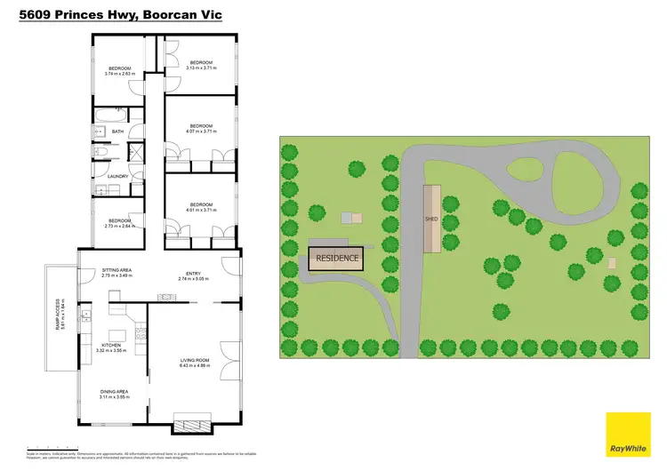 Floorplan of Homely rural property listing, 5609 Princes Highway, Boorcan VIC 3265