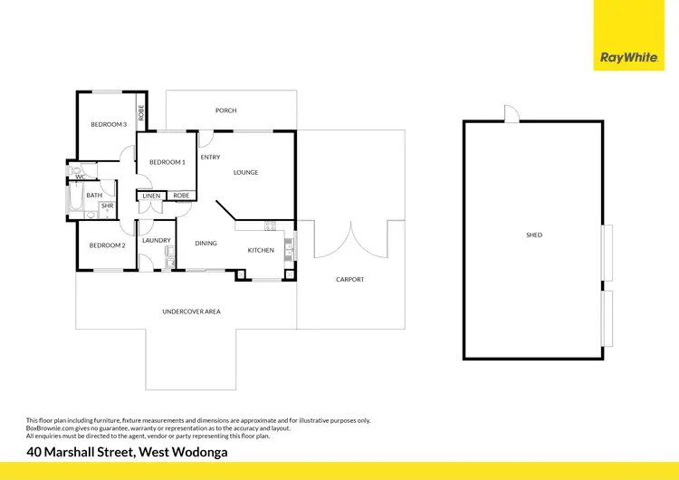 Floorplan of Homely house listing, 40 Marshall Street, West Wodonga VIC 3690