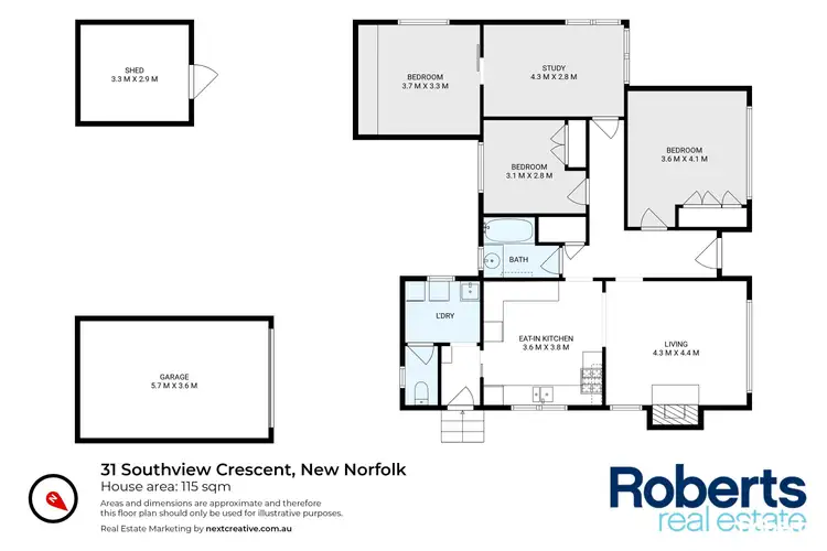 Floorplan of Homely house listing, 31 Southview Crescent, New Norfolk TAS 7140