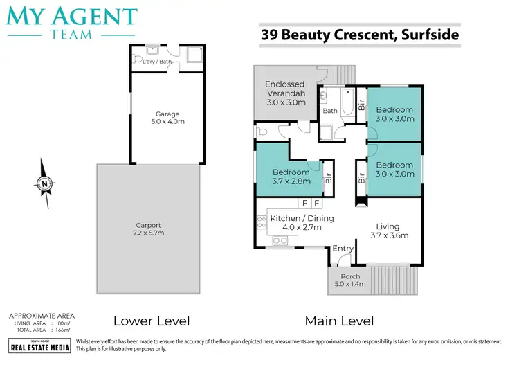 Floorplan of Homely house listing, 39 Beauty Crescent, Surfside NSW 2536