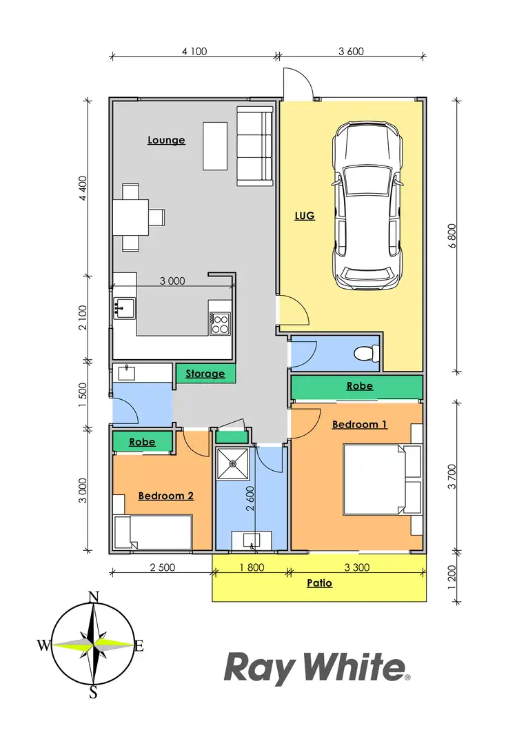 Floorplan of Homely villa listing, 8/10 Spence Street, Taree NSW 2430