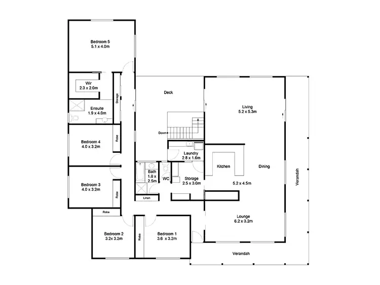 Floorplan of Homely house listing, 8 Old Waratah Rd, Fish Creek VIC 3959