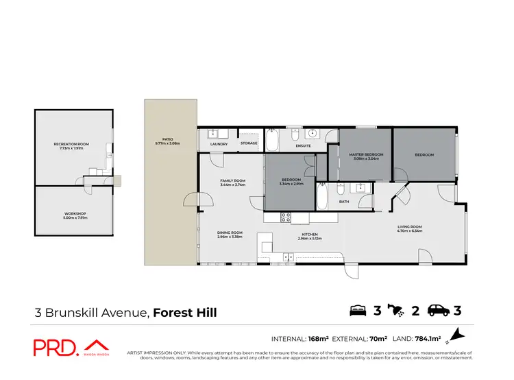 Floorplan of Homely house listing, 3 Brunskill Avenue, Forest Hill NSW 2651