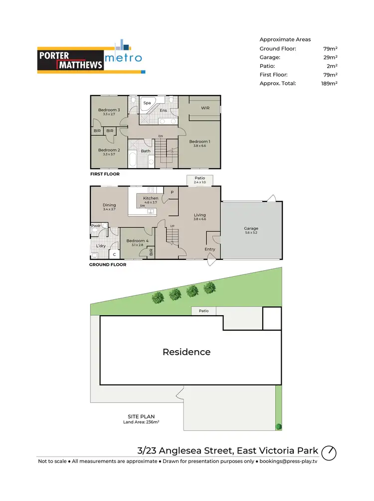 Floorplan of Homely townhouse listing, 3/23 Anglesea Street, East Victoria Park WA 6101