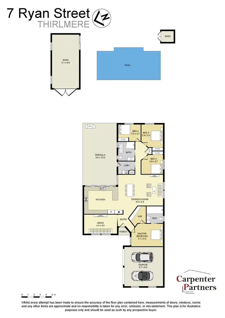 Floorplan of Homely house listing, 7 Ryan Street, Thirlmere NSW 2572