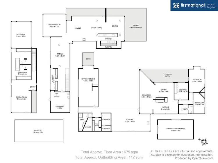 Floorplan of Homely house listing, 3747 Channel Highway, Birchs Bay TAS 7162
