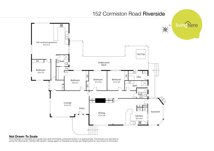 Floorplan of Homely house listing, 152 Cormiston Road, Riverside TAS 7250