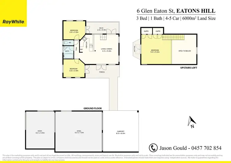 Floorplan of Homely house listing, 6 Glen Eaton Street, Eatons Hill QLD 4037