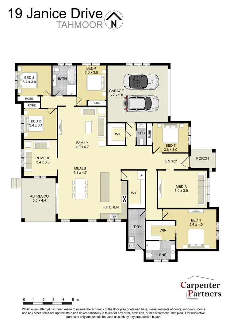 Floorplan of Homely house listing, 19 Janice Drive, Tahmoor NSW 2573