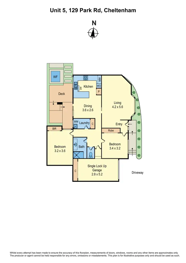 Floorplan of Homely unit listing, 5/129 Park Road, Cheltenham VIC 3192