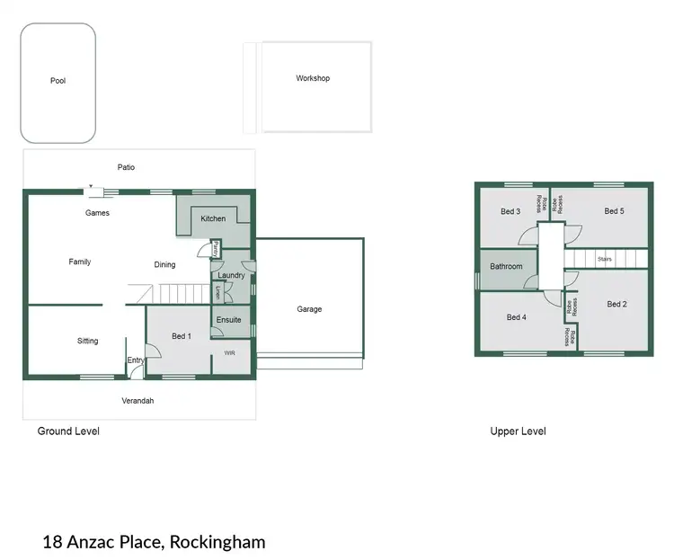 Floorplan of Homely house listing, 18 Anzac Place, Rockingham WA 6168