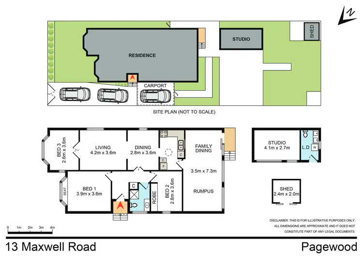 Floorplan of Homely house listing, 13 Maxwell Road, Pagewood NSW 2035