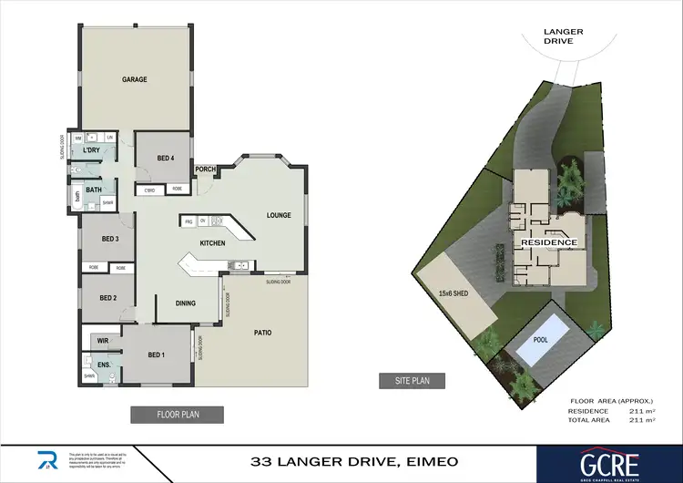Floorplan of Homely house listing, 33 Langer Drive, Eimeo QLD 4740