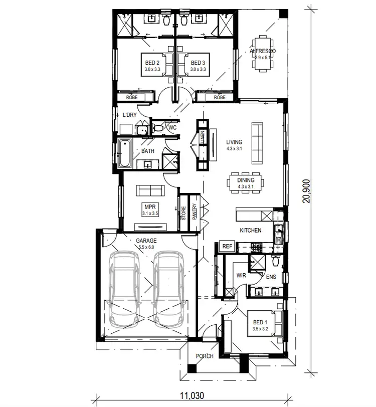 Floorplan of Homely house listing, 4 Greenmount Avenue, Armstrong Creek VIC 3217