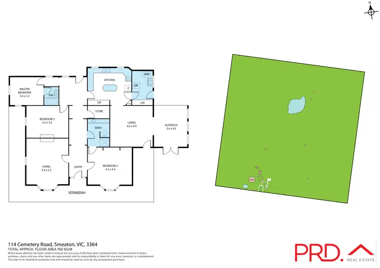 Floorplan of Homely house listing, 114 Cemetery Road, Smeaton VIC 3364