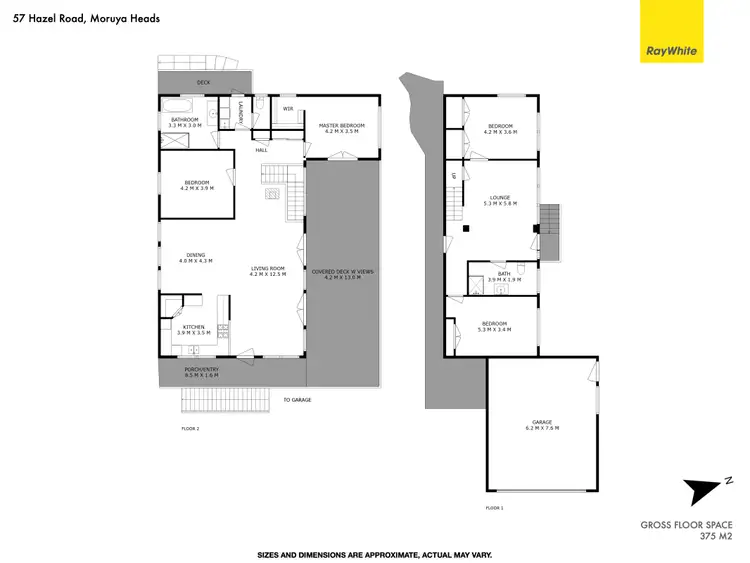 Floorplan of Homely house listing, 57 Hazel Road, Moruya Heads NSW 2537