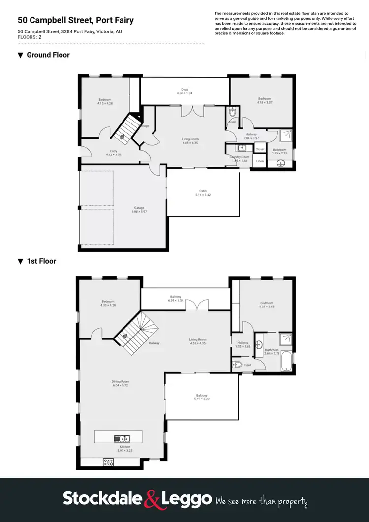 Floorplan of Homely house listing, 50 Campbell Street, Port Fairy VIC 3284