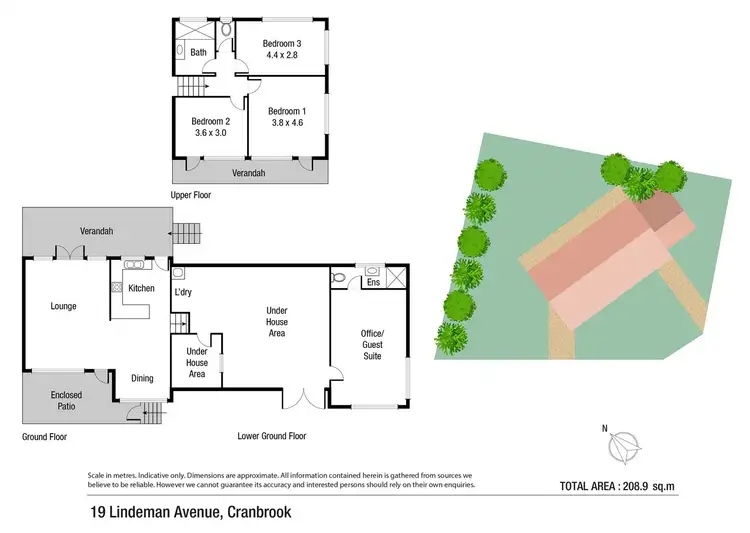 Floorplan of Homely house listing, 19 Lindeman Avenue, Cranbrook QLD 4814