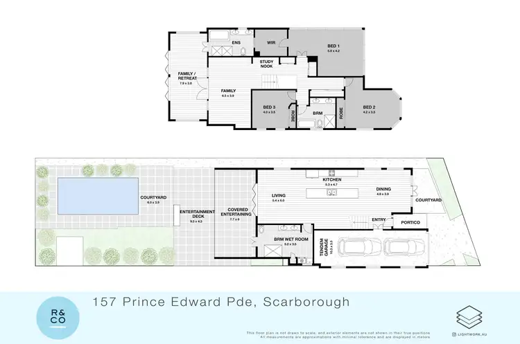 Floorplan of Homely house listing, 157 Prince Edward Parade, Scarborough QLD 4020