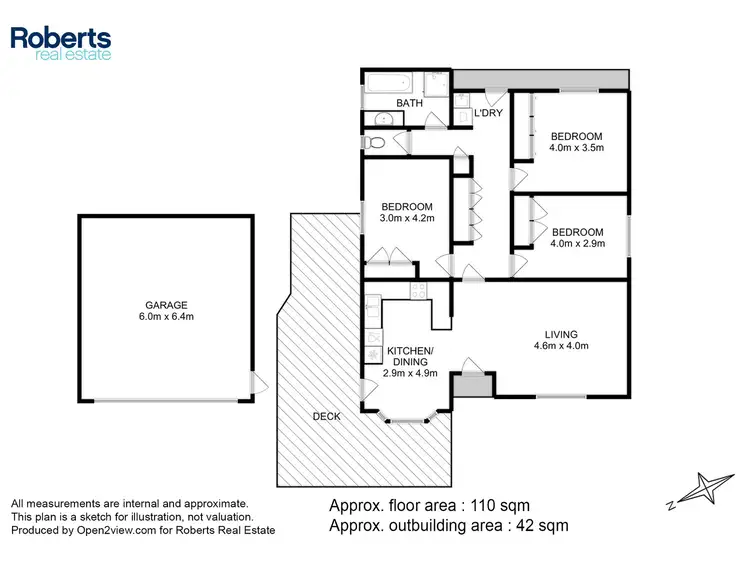 Floorplan of Homely house listing, 4 John Street, Lewisham TAS 7173