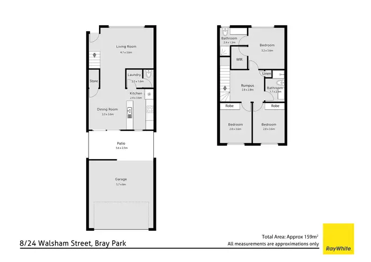 Floorplan of Homely townhouse listing, 8/24 Walsham Street, Bray Park QLD 4500