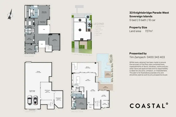 Floorplan of Homely house listing, 33 Knightsbridge Parade West, Sovereign Islands QLD 4216