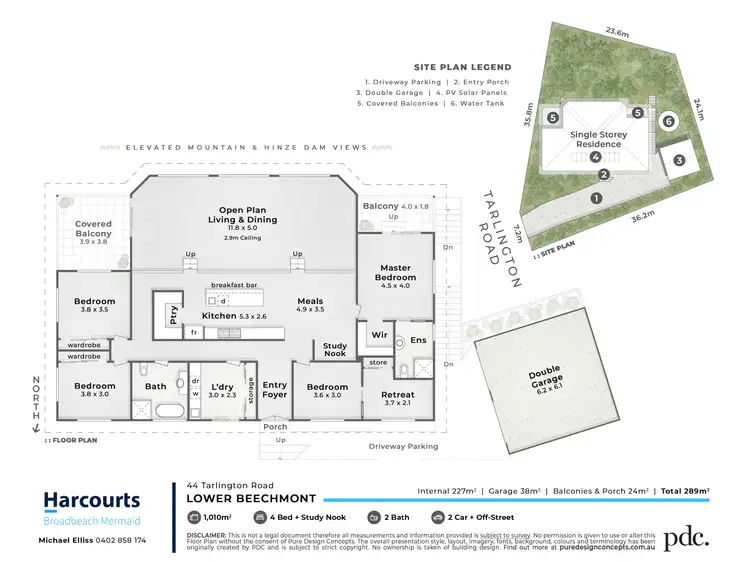Floorplan of Homely house listing, 44 Tarlington Road, Lower Beechmont QLD 4211