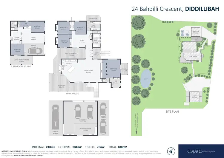 Floorplan of Homely house listing, 24 Bahdilli Cres, Diddillibah QLD 4559