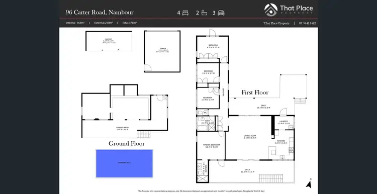 Floorplan of Homely house listing, 96 Carter Road, Nambour QLD 4560