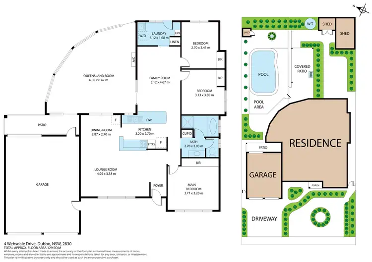 Floorplan of Homely house listing, 4 Websdale Drive, Dubbo NSW 2830