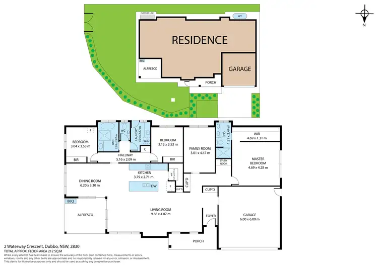 Floorplan of Homely house listing, 2 Waterway Crescent, Dubbo NSW 2830